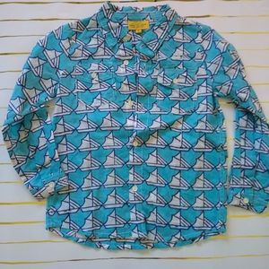 Roberta Roller Rabbit NWOT Boys Button Down SZ 4